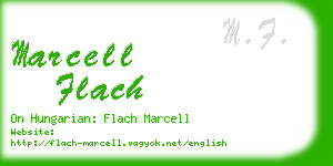 marcell flach business card